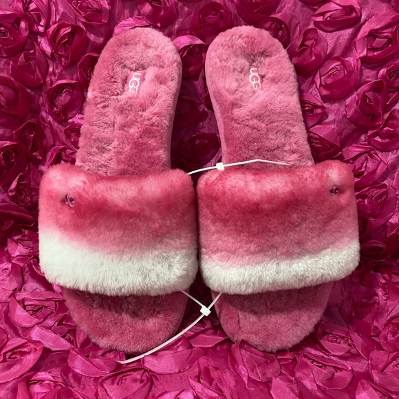UGG Cozette Fur Slides - Picture 2 of 9